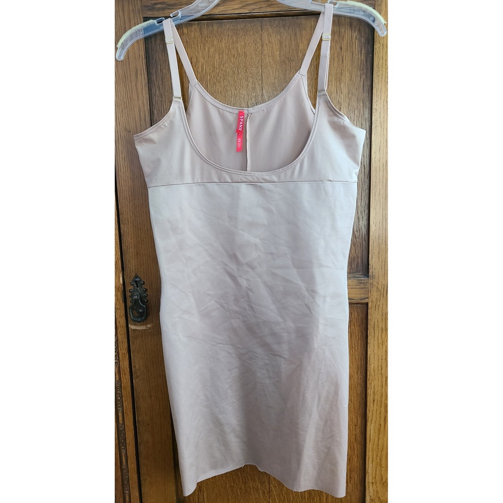 Spanx SmartGrip Slips Full Slip Nude Beige Shapewear 10178R Womens Size XL